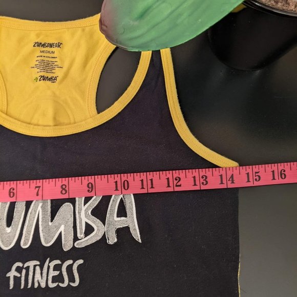 Zumba Black and Yellow top. Medium Size - Picture 13 of 16